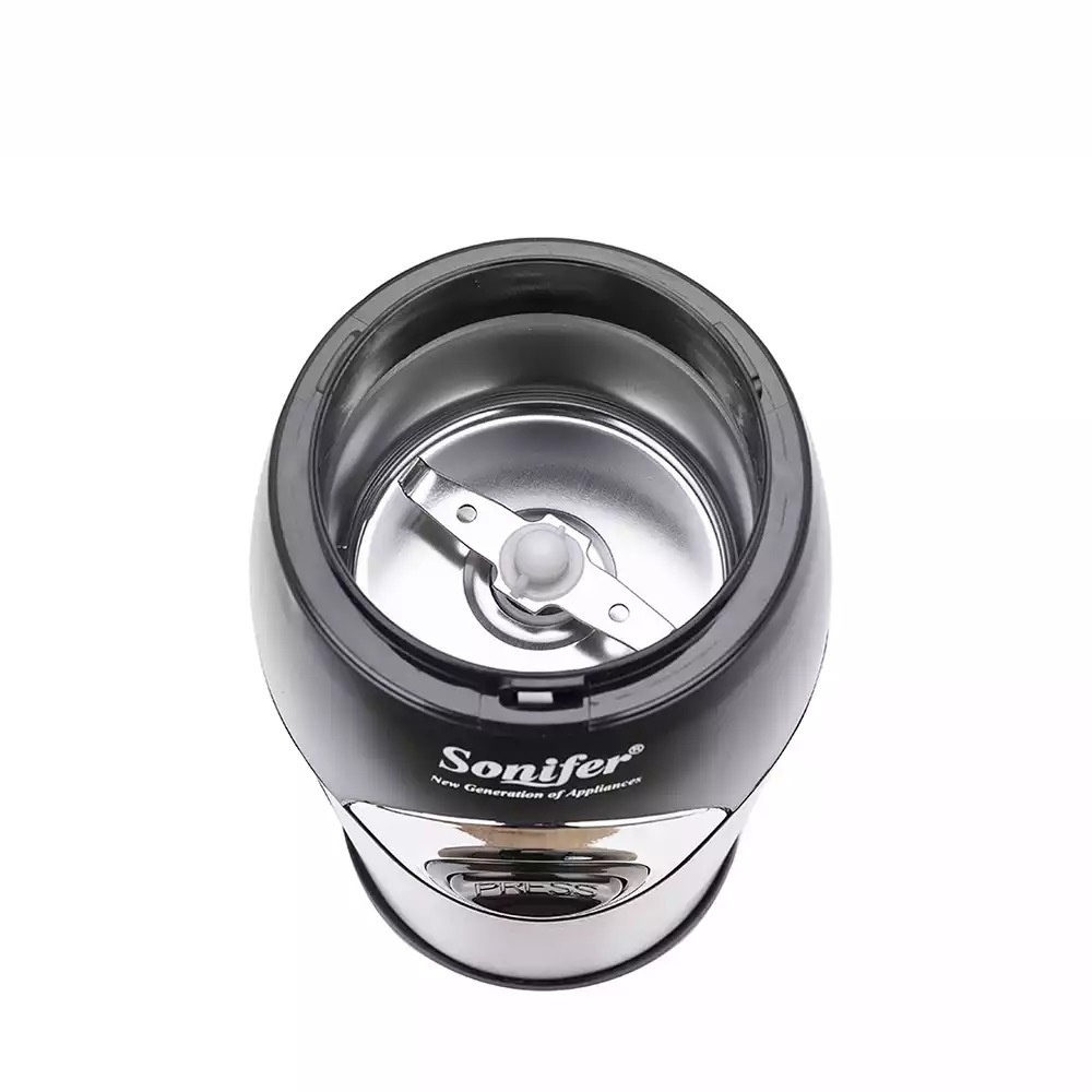 Sonifer SF-3507 wholesale household push button stainless steel blade mini electric coffee bean grinder