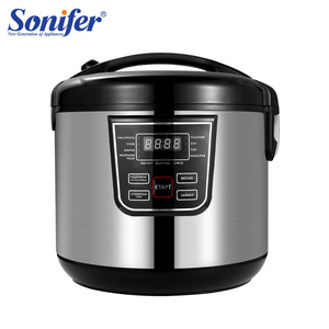 Sonifer SF-4012 household 220V big 5l heating plate LED display digital stainless steel case automatic rice cooker electric