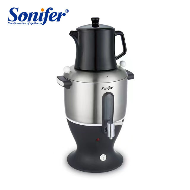 Sonifer SF-2088 wholesale household large capacity 6l copper faucet stainless steel russia tea maker samovar electric kettles