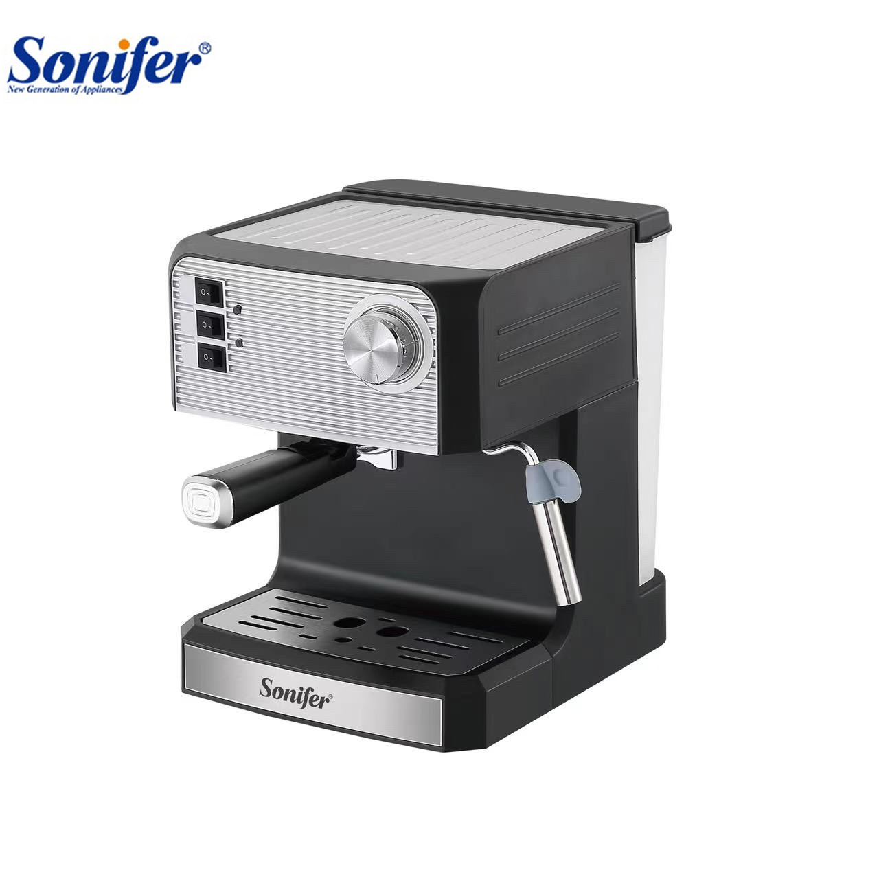 Sonifer SF-3568 new home use 15 bar high pressure 2 cup smart steam electric espresso coffee maker