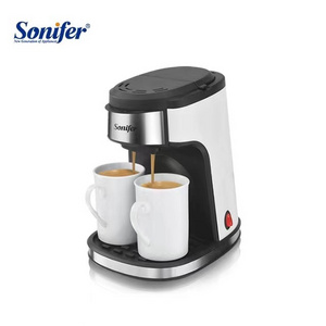 Sonifer SF-3540 cheap home use 220V electric automatic filter 2 cups drip coffee maker set