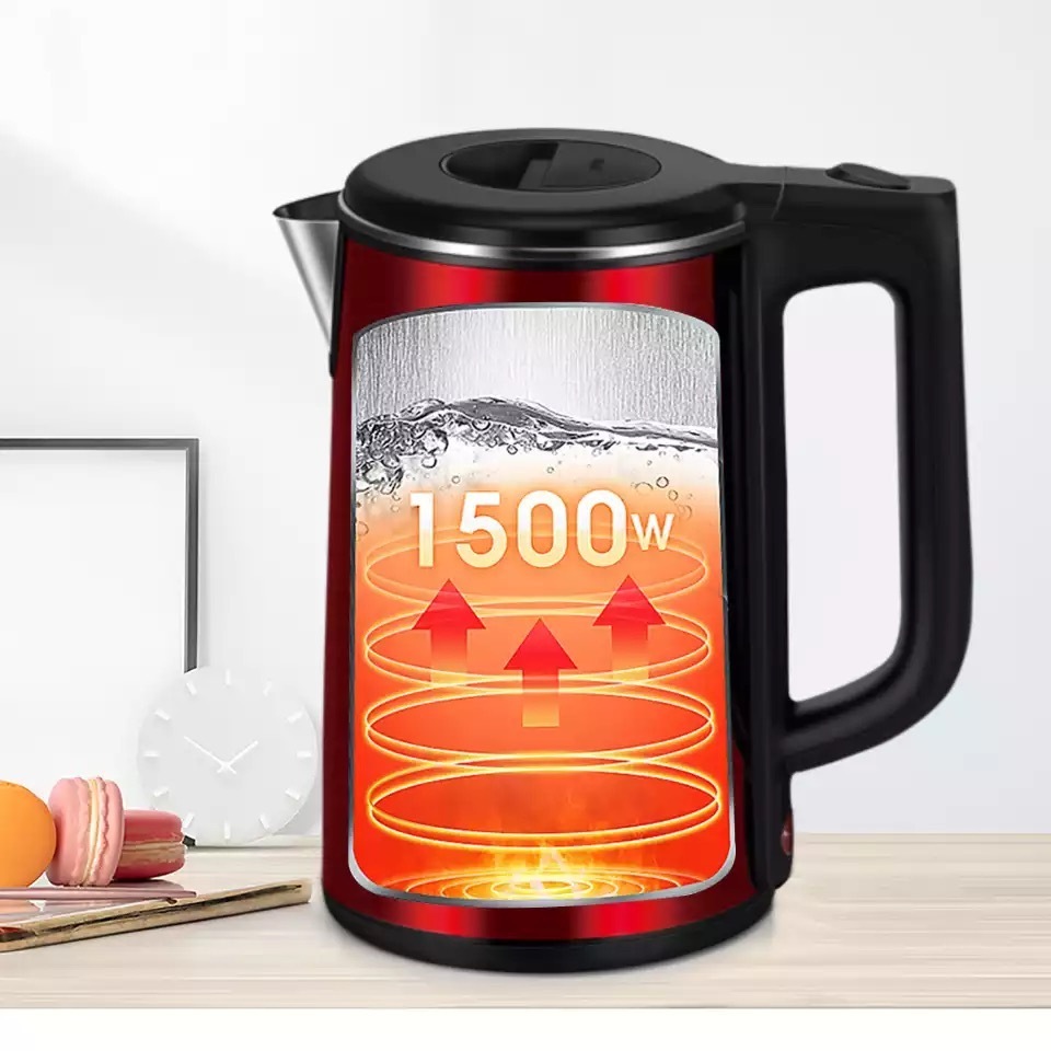 Sonifer SF-2077 wholesale home use 220v stainless steel double wall heating electric kettle 1.8 liters