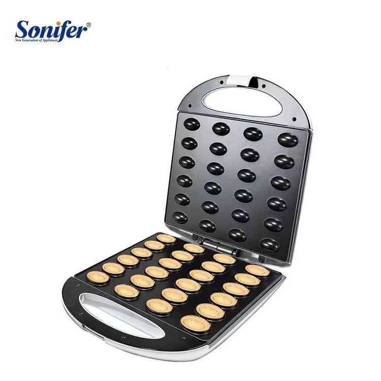 Sonifer SF-6062 hot sale home non-stick electric 24 holes cookie nut plate waffle machine walnut maker