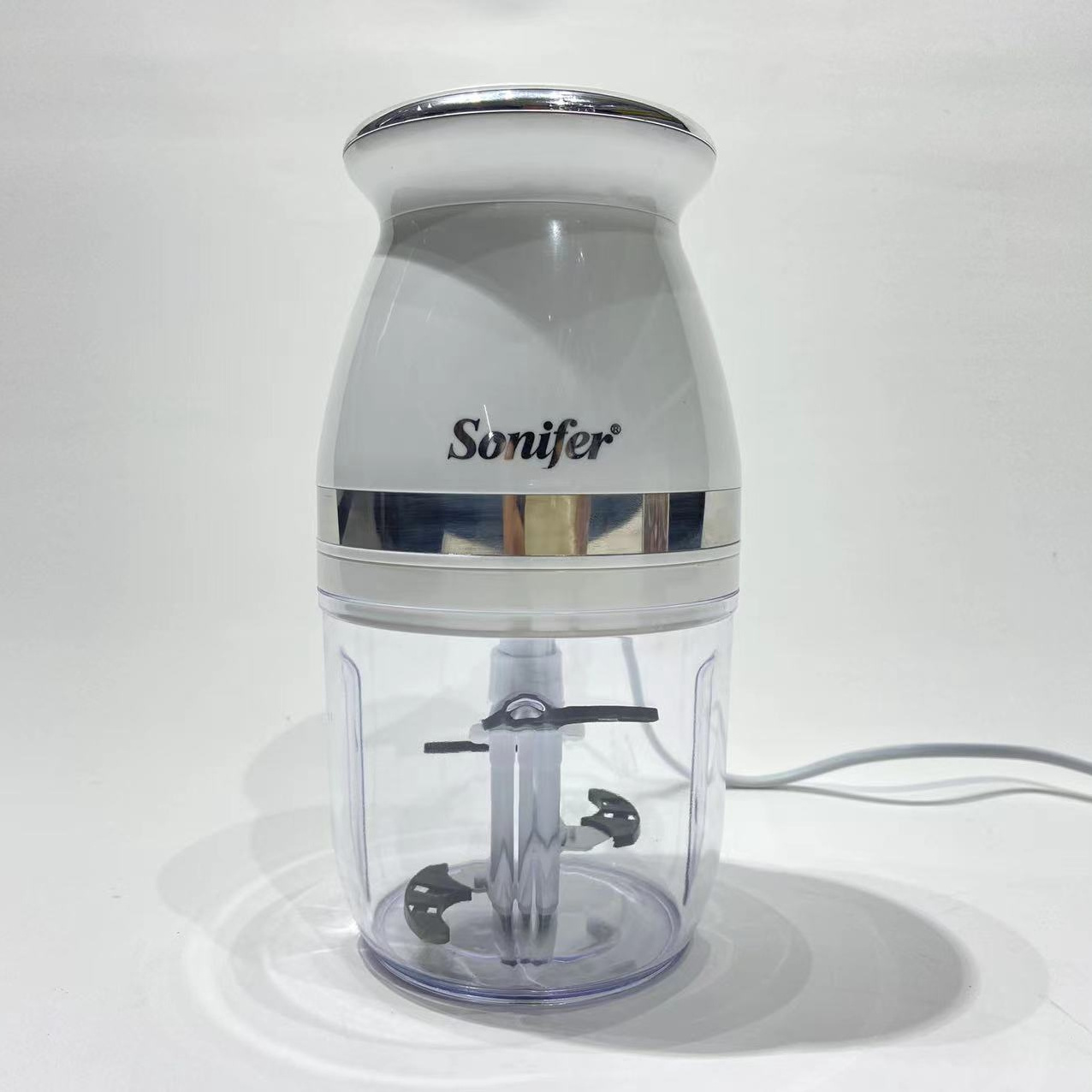 Sonifer SF-8079 home hot sale 150w copper motor 0.6l plastic container garlic vegetable meat mini food chopper electric