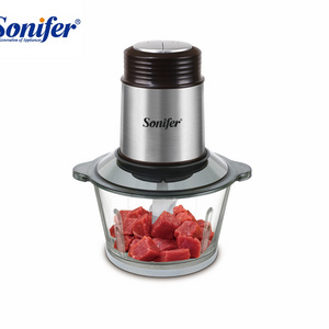 Sonifer SF-8072 wholesale household 1.8L bowl vegetable meat cutter electric glass food chopper