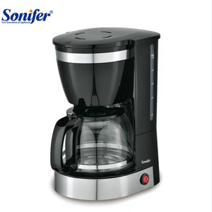 Sonifer SF-3565 household 800W automatic 1.25 liter 10 cups anti-drip function electric coffee maker drip