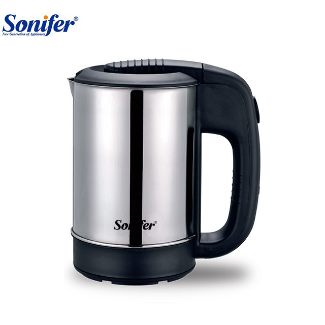 Sonifer SF-2011 wholesale 1000W cheap stainless steel 0.5 liter for travellers hotel mini portable electric kettle