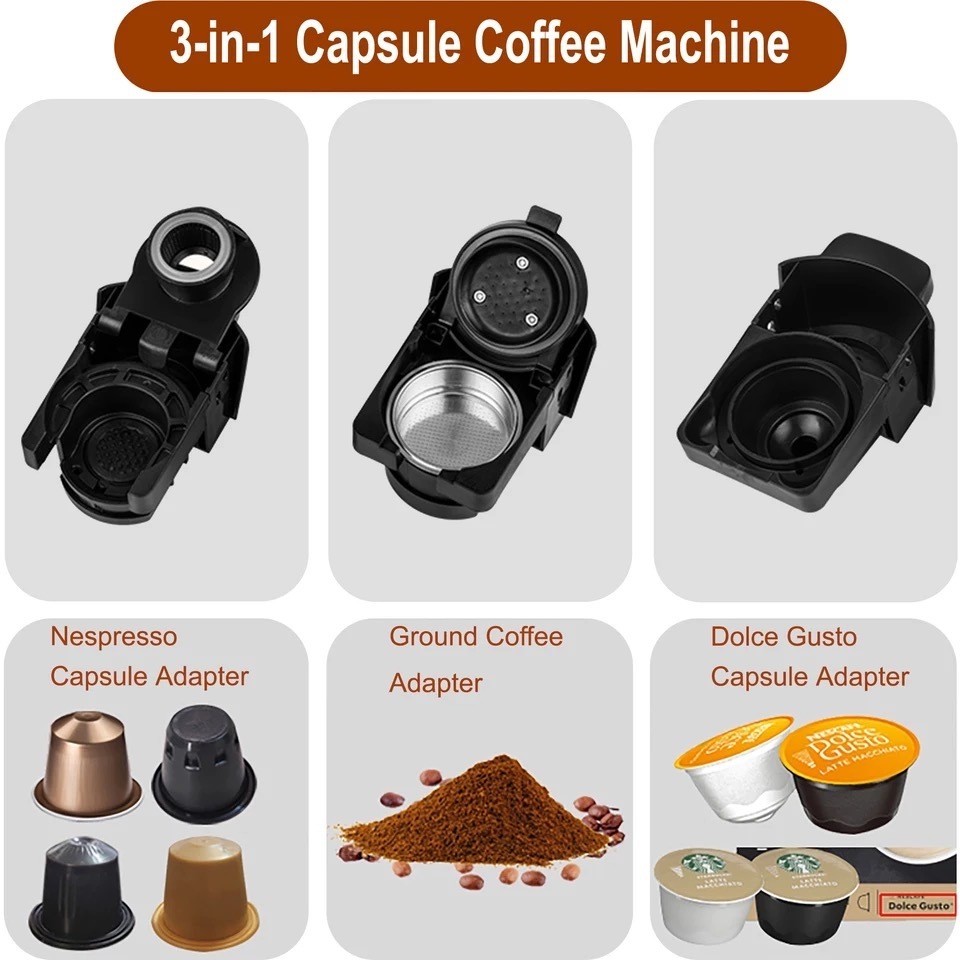 Sonifer SF-3551 household kitchen electric 19 bar single serve multi 3 In 1 capsule coffee maker machine