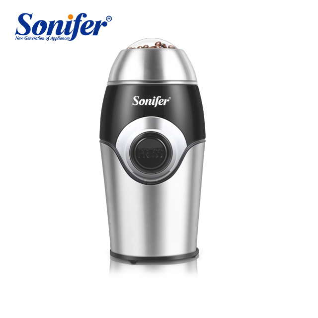 Sonifer SF-3507 wholesale household push button stainless steel blade mini electric coffee bean grinder