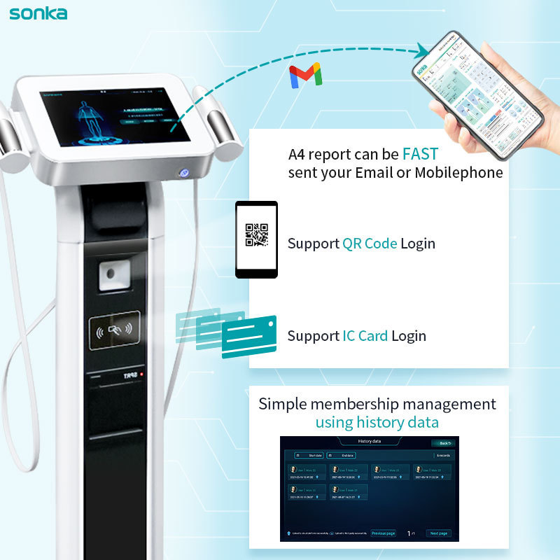 Clinical Analytical Instruments 270 230 320 570 770 Height weight Scale Bmi Machine Body Composition Analyzer