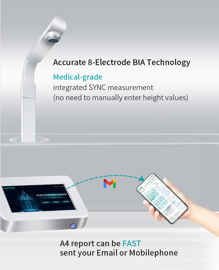 New In USA Body 770 Machine Scanner Segmental 8-Point Body Composition Scale