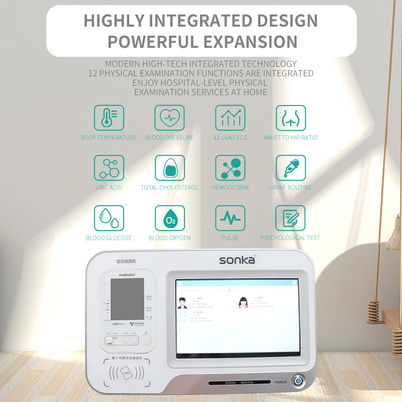 Portable Medical Digital Smart Continuous Automatic Electronic ECG Ambulatory Blood Pressure Monitor