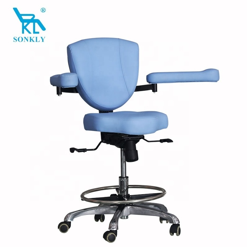 sonkly brand hospital clinic operator dentist doctor dental saddle surgical microscope stool chair