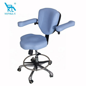 sonkly brand hospital clinic operator dentist doctor dental saddle surgical microscope stool chair