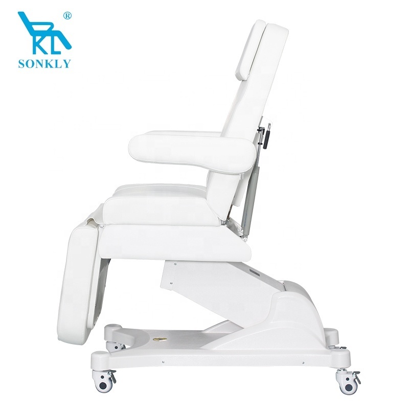 Sonkly Brand Beauty Full Electric 1 Motor Podiatry Chair Facial Massage Dental Aesthetic Reclining Chair All Purpose Bed