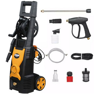 Sonlin 1800W Induction Motor 140Bar Yellow Portable High Pressure Car Washer 220-240V/50HZ 6.3L/min Car Wash Machine Automatic