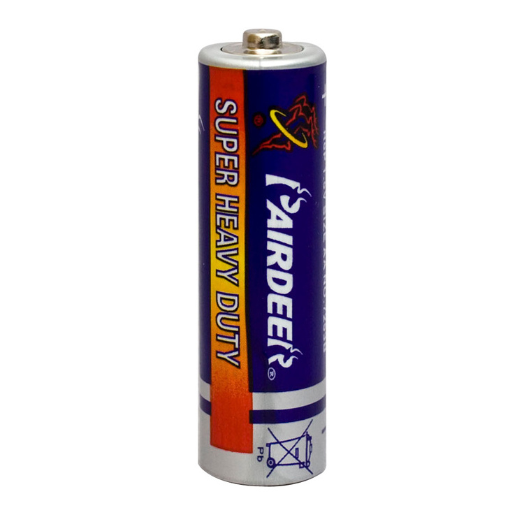 Wholesale OEM Pairdeer um3 aa super heavy duty dry battery r6p 1.5v