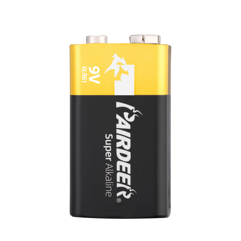 Best Pairdeer 500mAh 9V 6LR61 Super Alkaline china dry heavy duty 9 volt battery