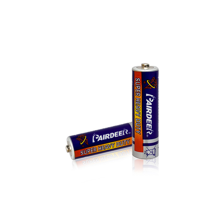 PAIRDEER r6 1.5v um3 battery aa size heavy duty battery