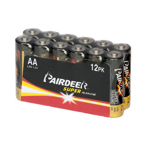 PAIRDEER private label 1.5v lr6  am3 aa alkaline battery