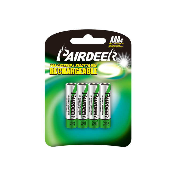 Pairdeer OEM  Cheap price HR03 nihm aa 5v rechargeable batteries battery for shavers