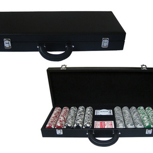 Sonny Professional Poker Set with Case Poker Playing Game Sets with Style Chips And Playing Cards