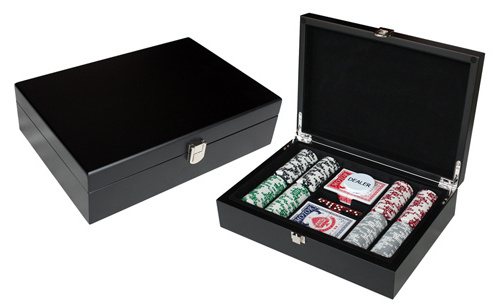 Sonny Professional Poker Set with Case Poker Playing Game Sets with Style Chips And Playing Cards