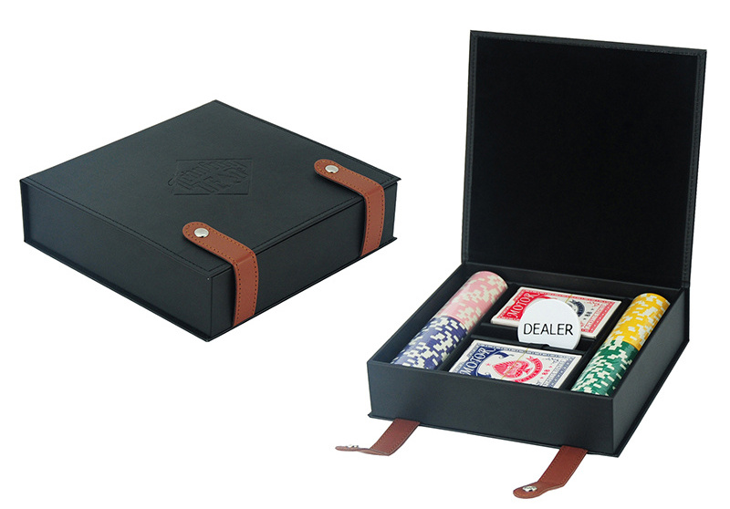 Sonny Professional Poker Set with Case Poker Playing Game Sets with Style Chips And Playing Cards