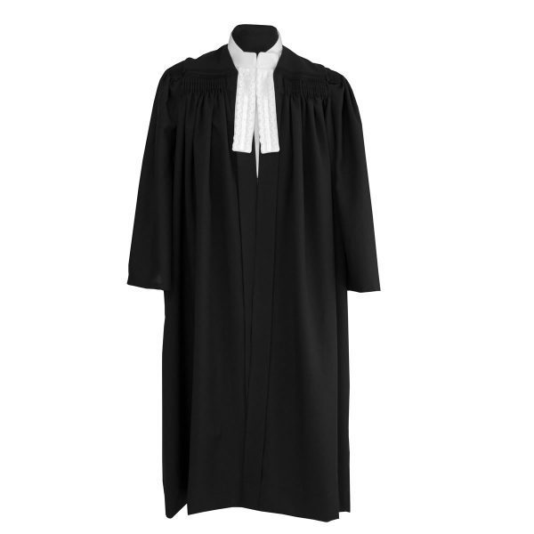 English lawyer robe with classic sleeves