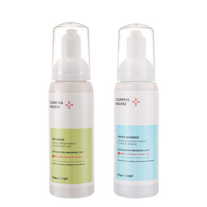 Double Skin Hydration Refresh Hydrating Tendering Green Seaweed Refreshing Cleansing Moisturizing Cleansing Foam