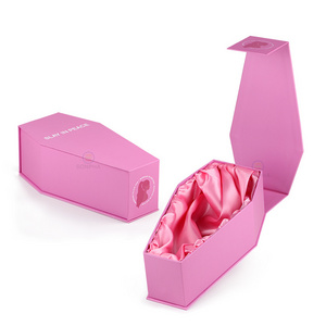 Custom Small Paper Cardboard Coffin Shape Jewelry Packaging Gift Box