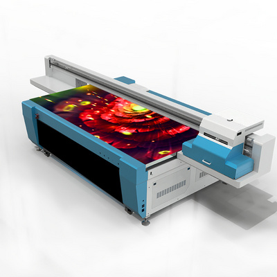 Newest 2.5m Flatbed Big Format Printer Glass Wood PVC Acrylic Phone Case Sticker Paper UV Inkjet Printer Metal Printing Machine