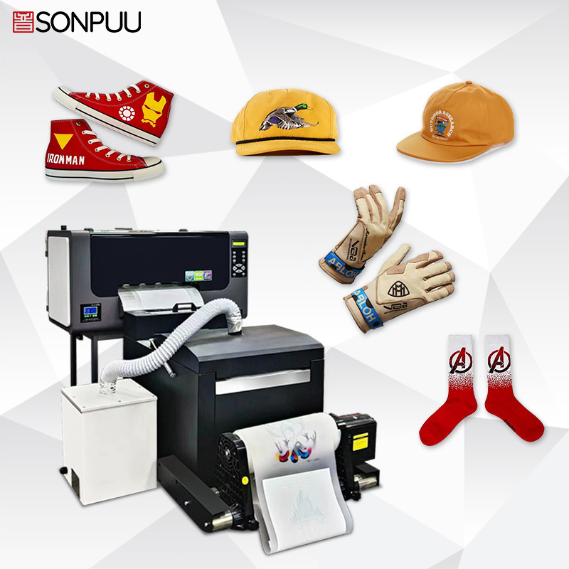 A3  DTF Printer Cloth Garment Digital Printer With Shaker Powder and Dryer Printing machine for Any Fabric Tshirt