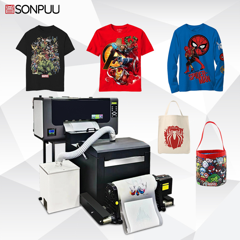 A3  DTF Printer Cloth Garment Digital Printer With Shaker Powder and Dryer Printing machine for Any Fabric Tshirt