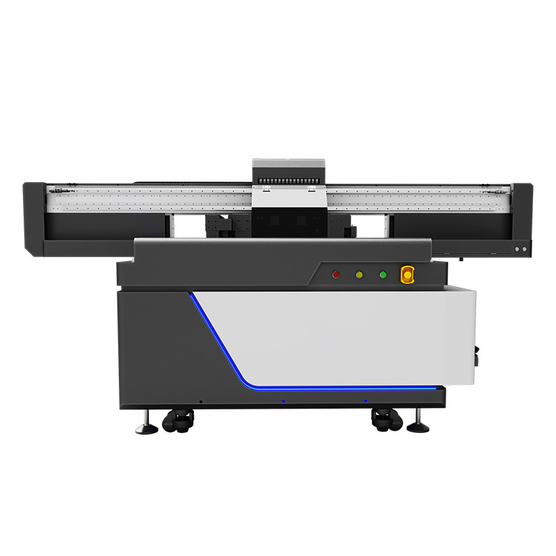 Latest A1 UV printer 1210 visual positioning UV printer printing packaging glasses cylinder AB glue varnish UV printing machine