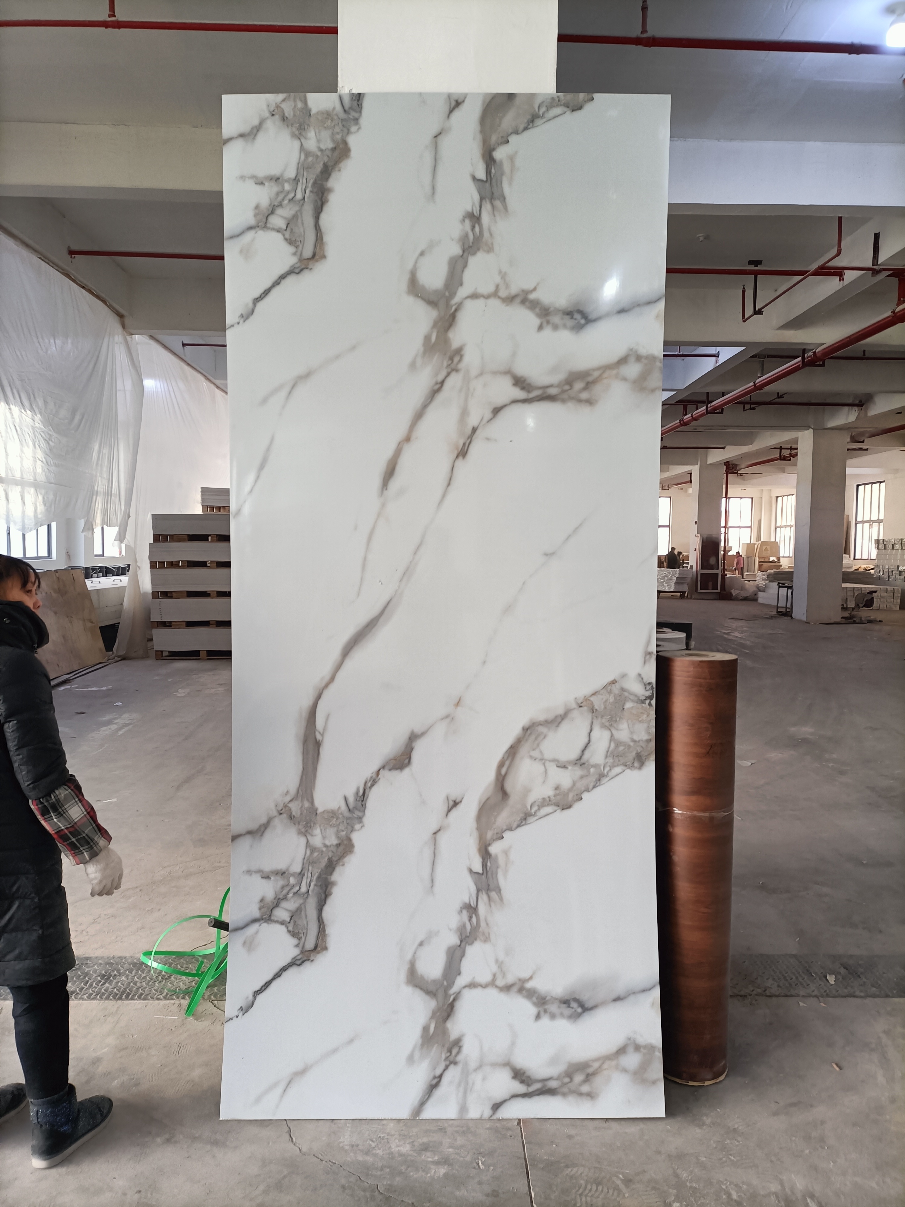 2022 Manufacturer Stone Panels 4x8 Pvc Marble Sheet UV coating PVC wall panel PVC marble sheet