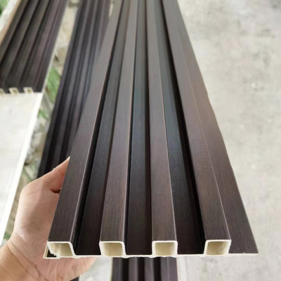 Indoor Wood Plastic Composite Cladding Fluted Wall Board Wpc Interior Wall Panel