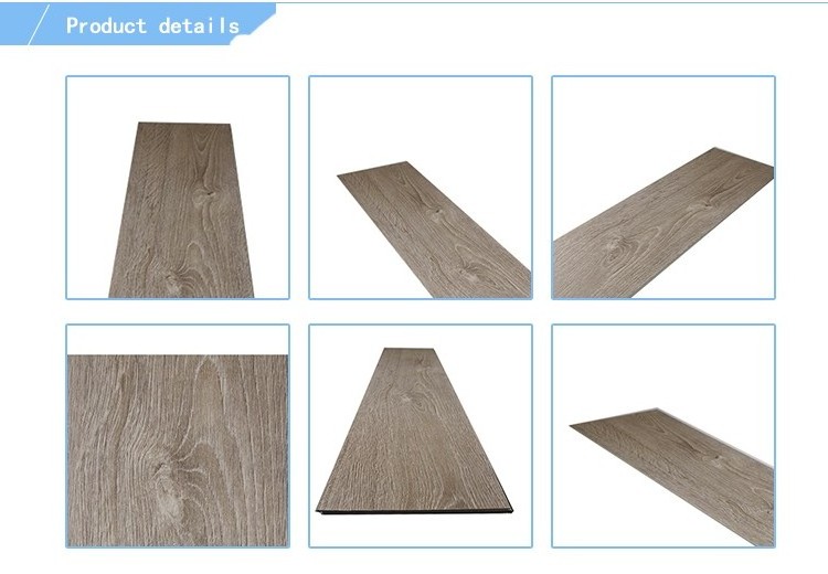 Waterproof wood grain pvc click lock spc click vinyl flooring 4mm vinyl plank luxury vinyl flooring with IXPE