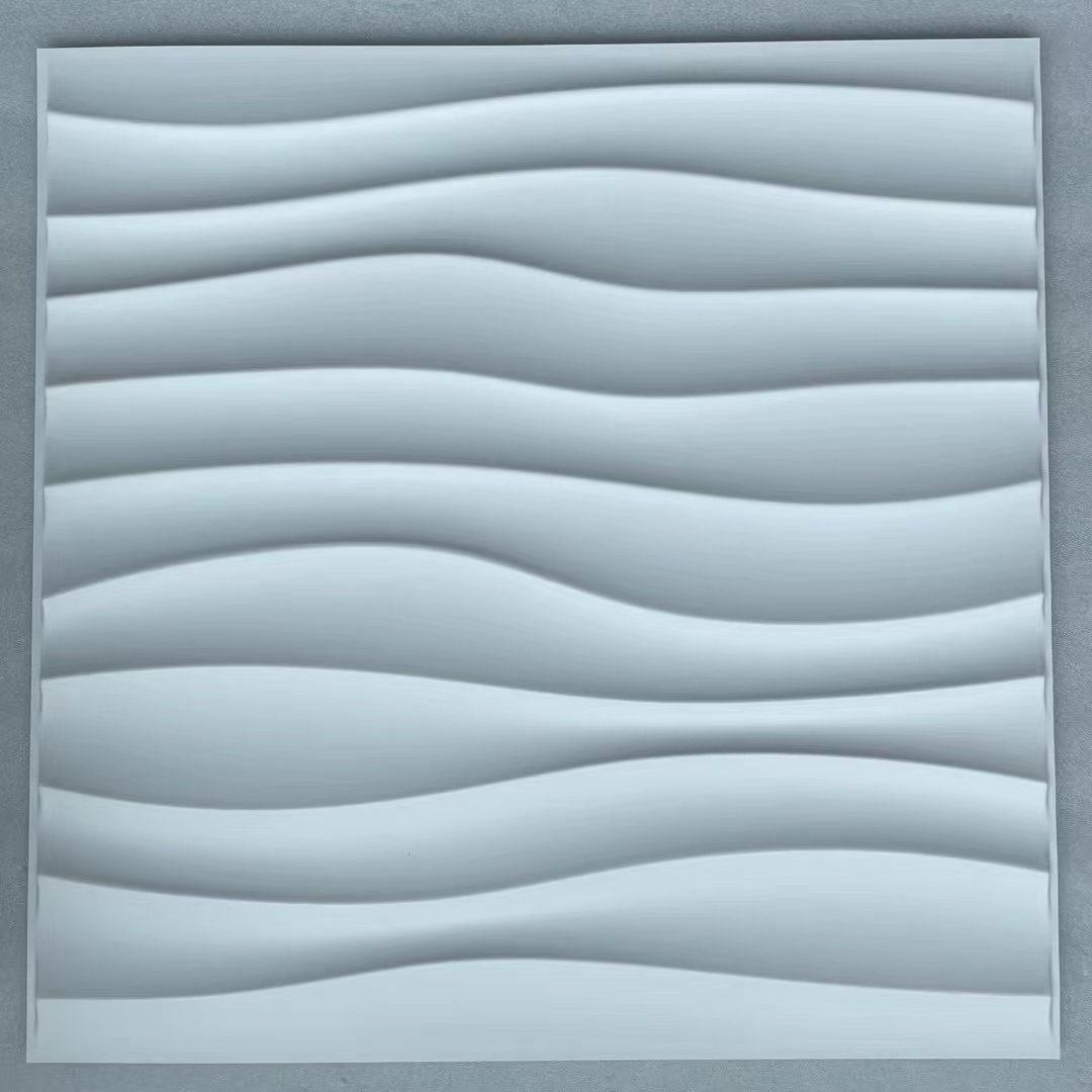 50x50cm plastic interior pvc panel decorativo para pared 3d