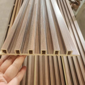 Wood substitute fluted panel wpc interior wall panel