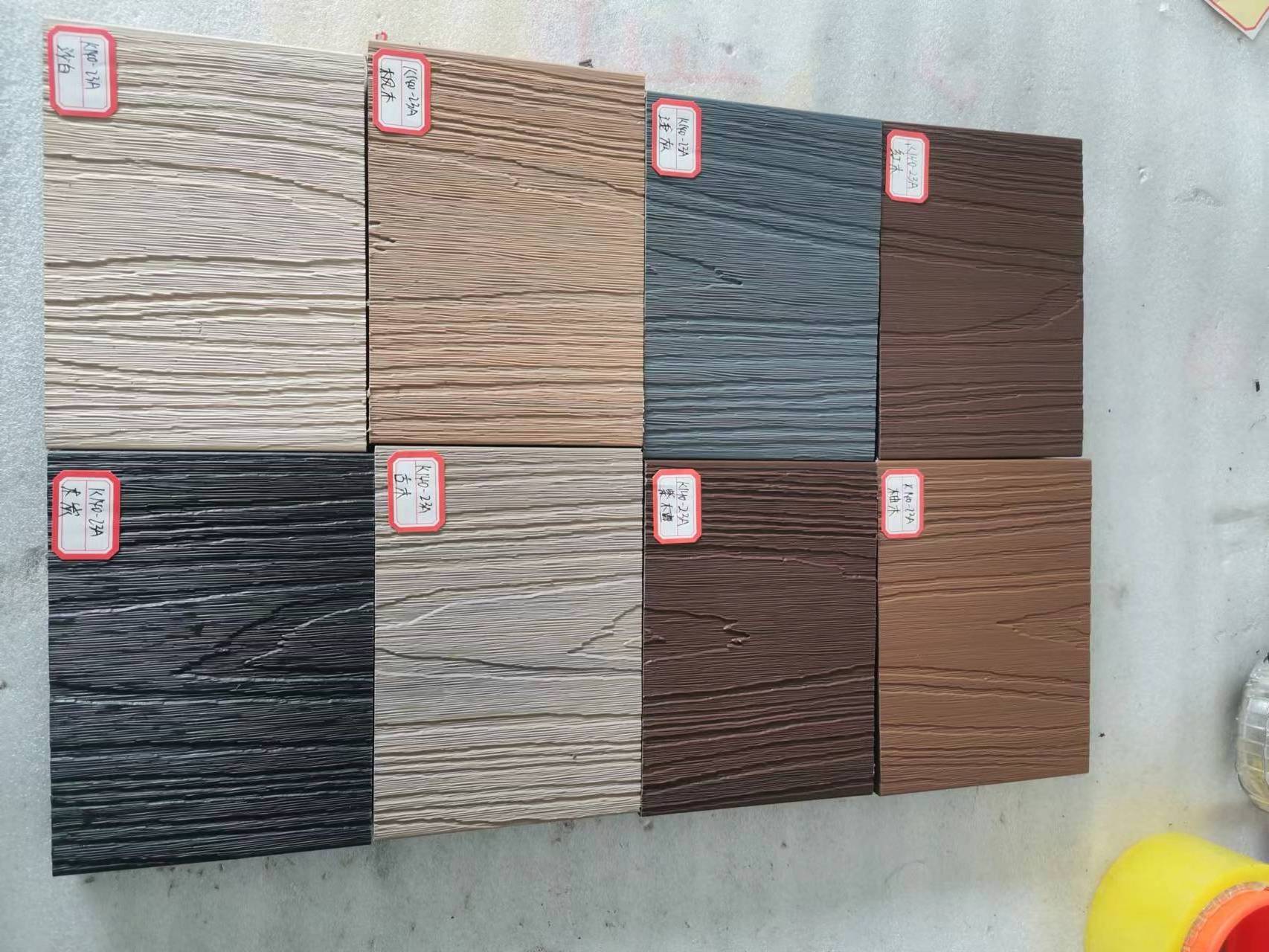 Wpc Decking 3d Embossed Wood Grain  Outdoor Wooden Plastic Composite Flooring