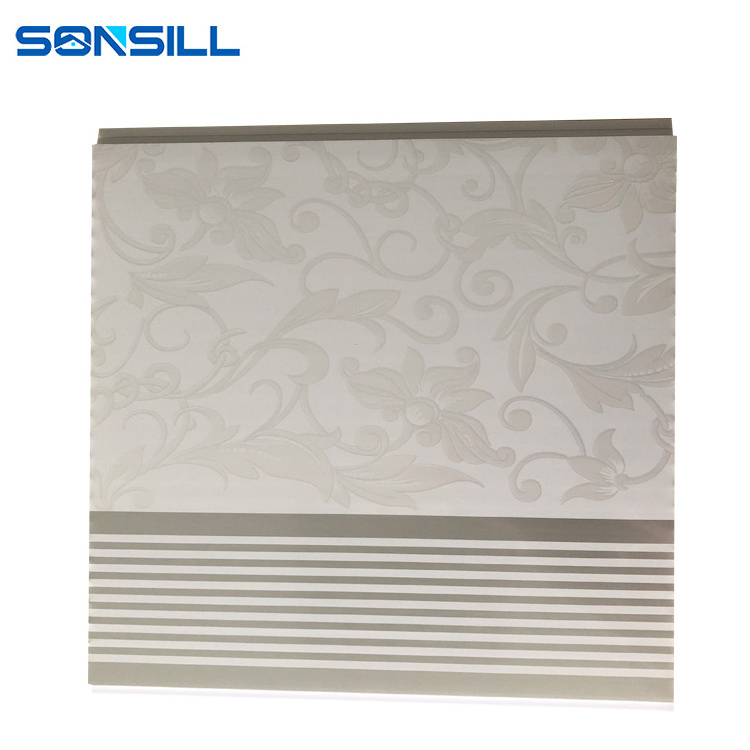 High quality 3kg/m2 weight lightweight plastic bathroom pvc ceiling panel