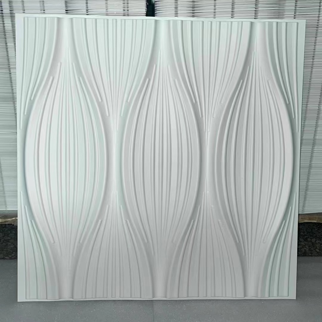 Bedroom interior waterproof modern art decorative 3d wall panel