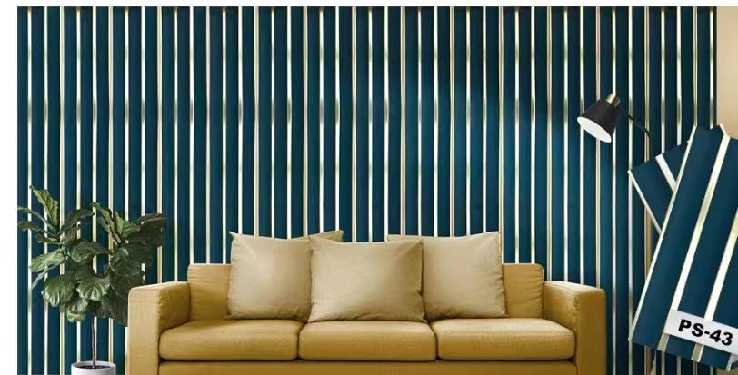 Colorful PS Wall Panel Decorative Fluted interior ps wall cladding ...