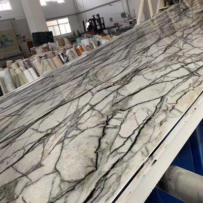 Construction material waterproof laminas de pvc marble sheet