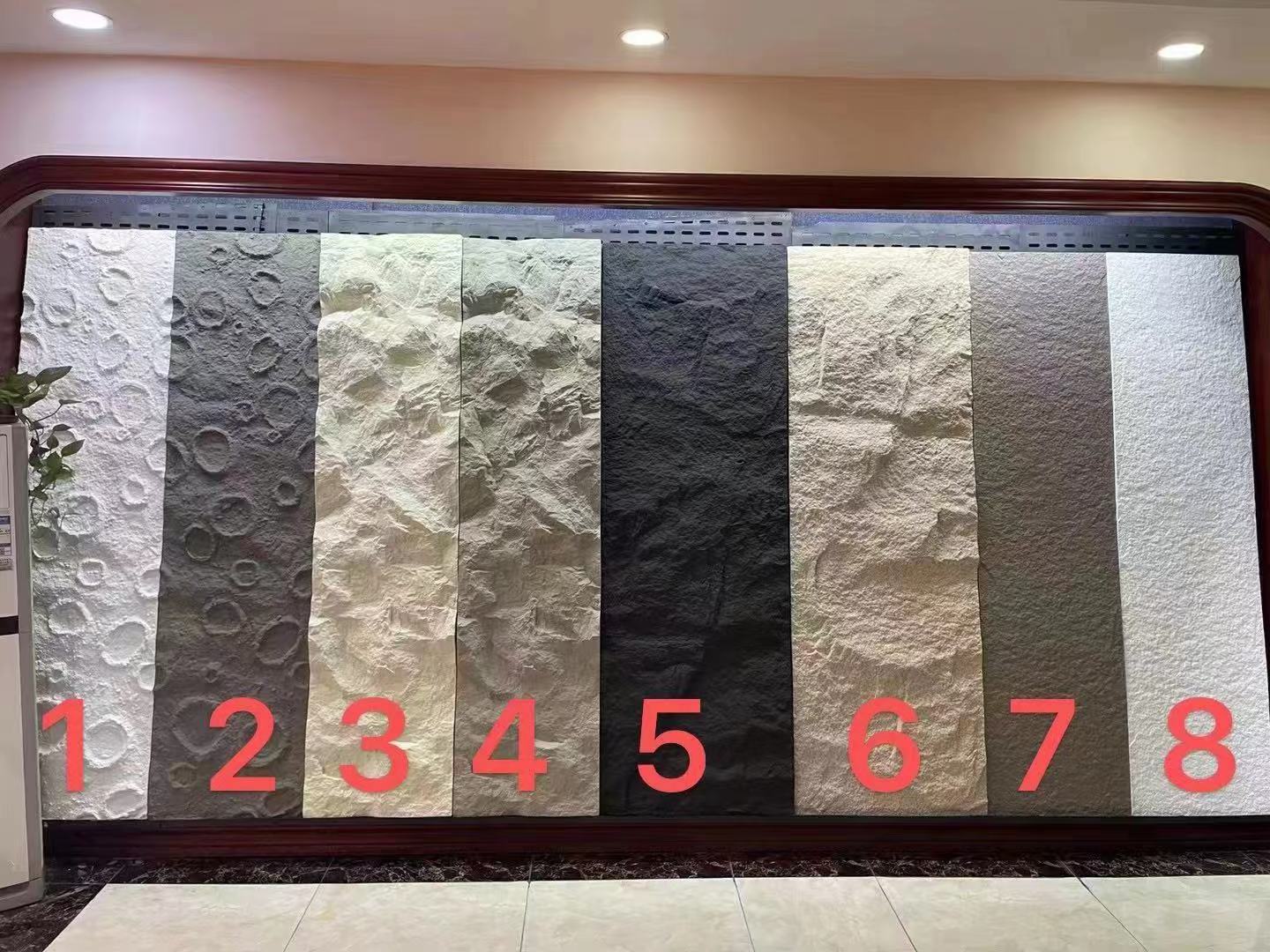 New arrive pillar panel stone column wraps decorative artificial 3d pu faux stone wall panels