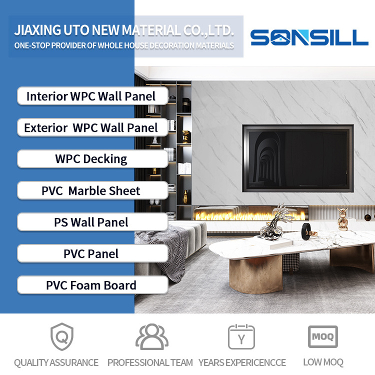 co-extrusion 3d Morden exterior outdoor wpc wall panel wall cladding ...