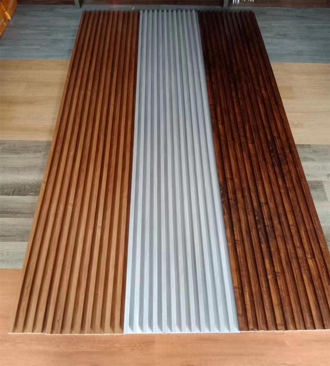 wood plastic composite interior wpc wall panel fluted wall panel modern wall