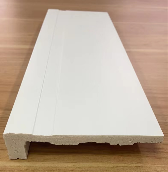 Light plaster line PVC material ps skirting panels MDF moulding/wood moulding