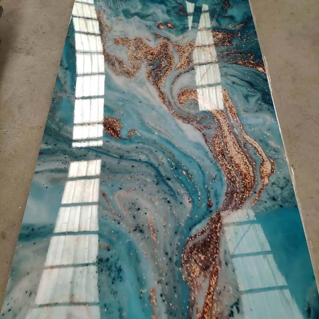 Interior Wall Panel Pvc Marble Sheet marble alternative Uv Board